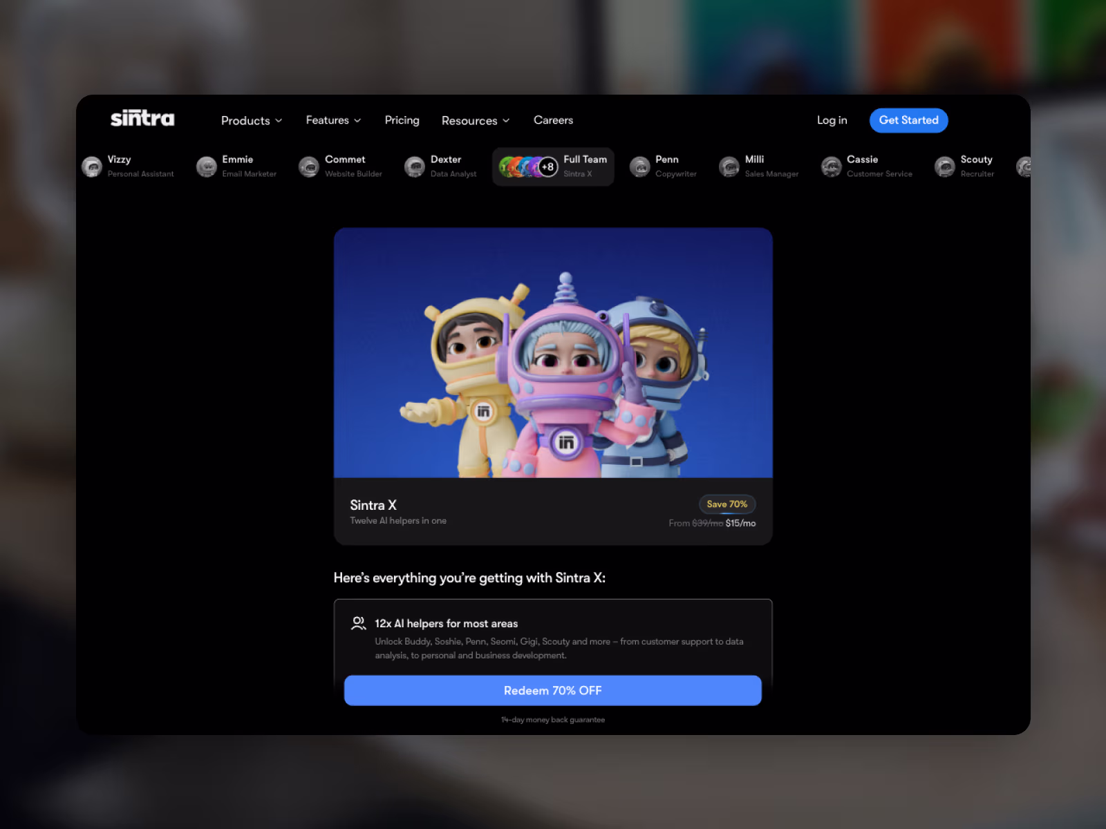 SINTRA.AI project screenshot 2